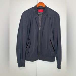 Hugo (Red Label) by Hugo Boss Zip Trimmed Slim Fit Bomber Jacket